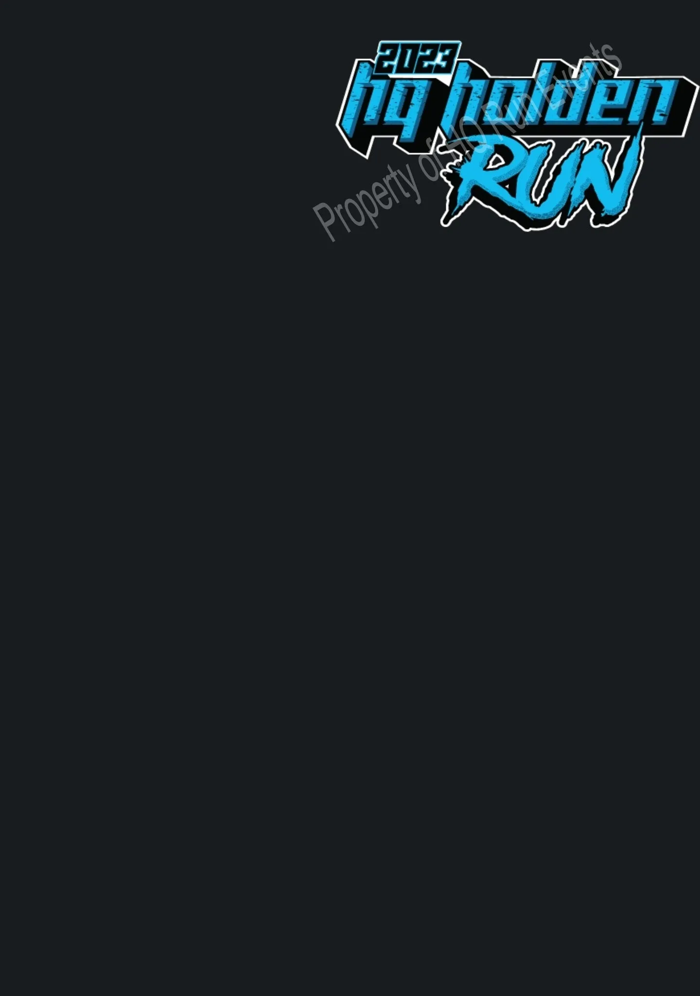 2023 HQ Run T-Shirt Short Sleeve