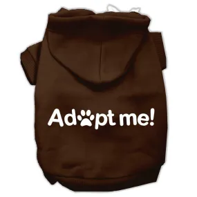 Adopt Me Screen Print Pet Hoodies Brown Size XS (8)