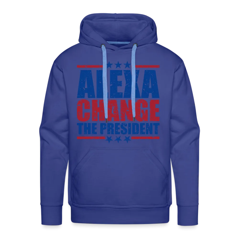 Alexa Change the President Men’s Premium Hoodie