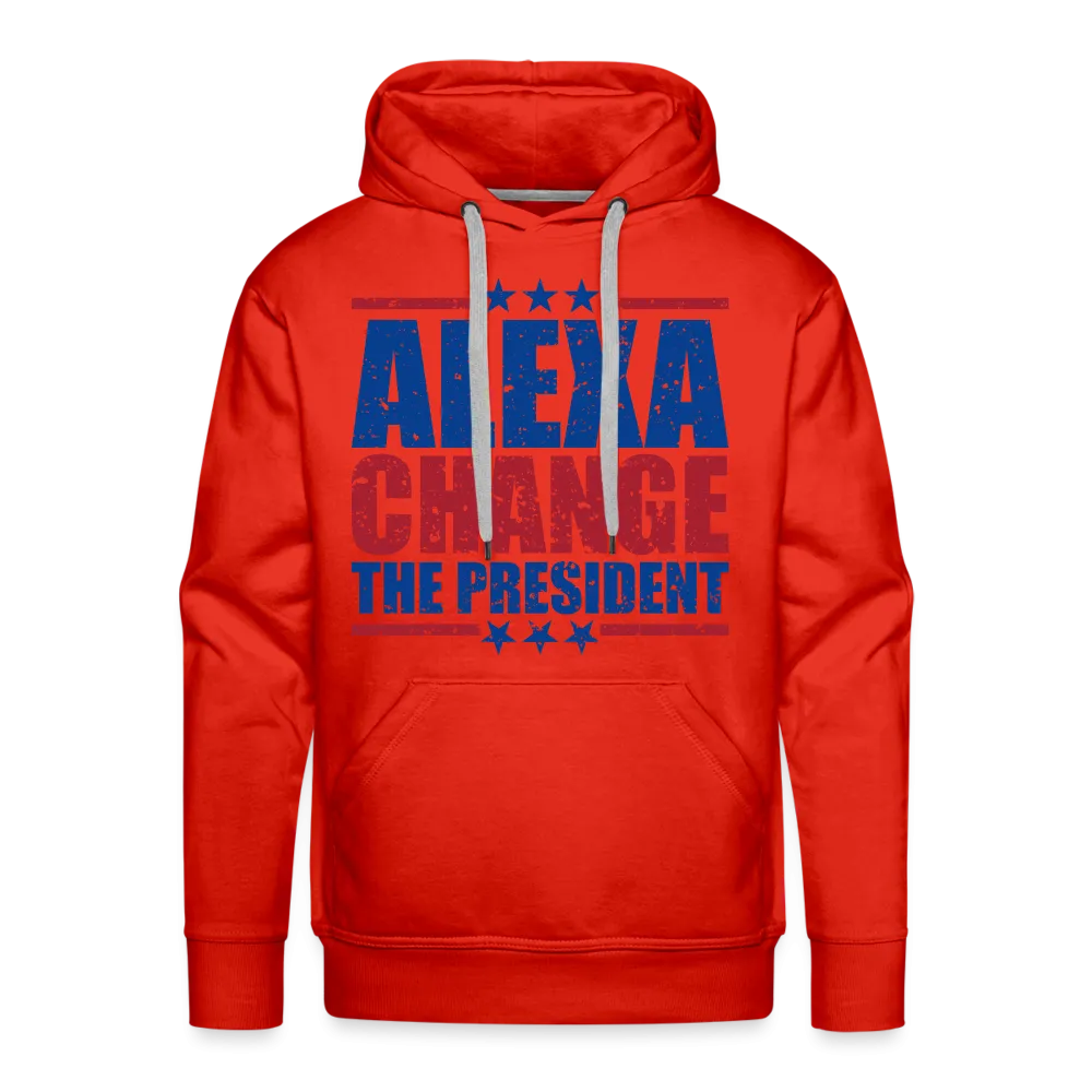 Alexa Change the President Men’s Premium Hoodie
