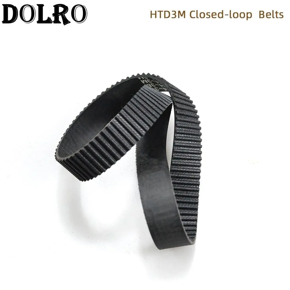 Arc HTD 3M Timing belt C=366 369 375 378 381 384 390 393 396 399 width 6/9/10/12/15/20mm Rubbe Closed Loop Synchronous pitch 3mm