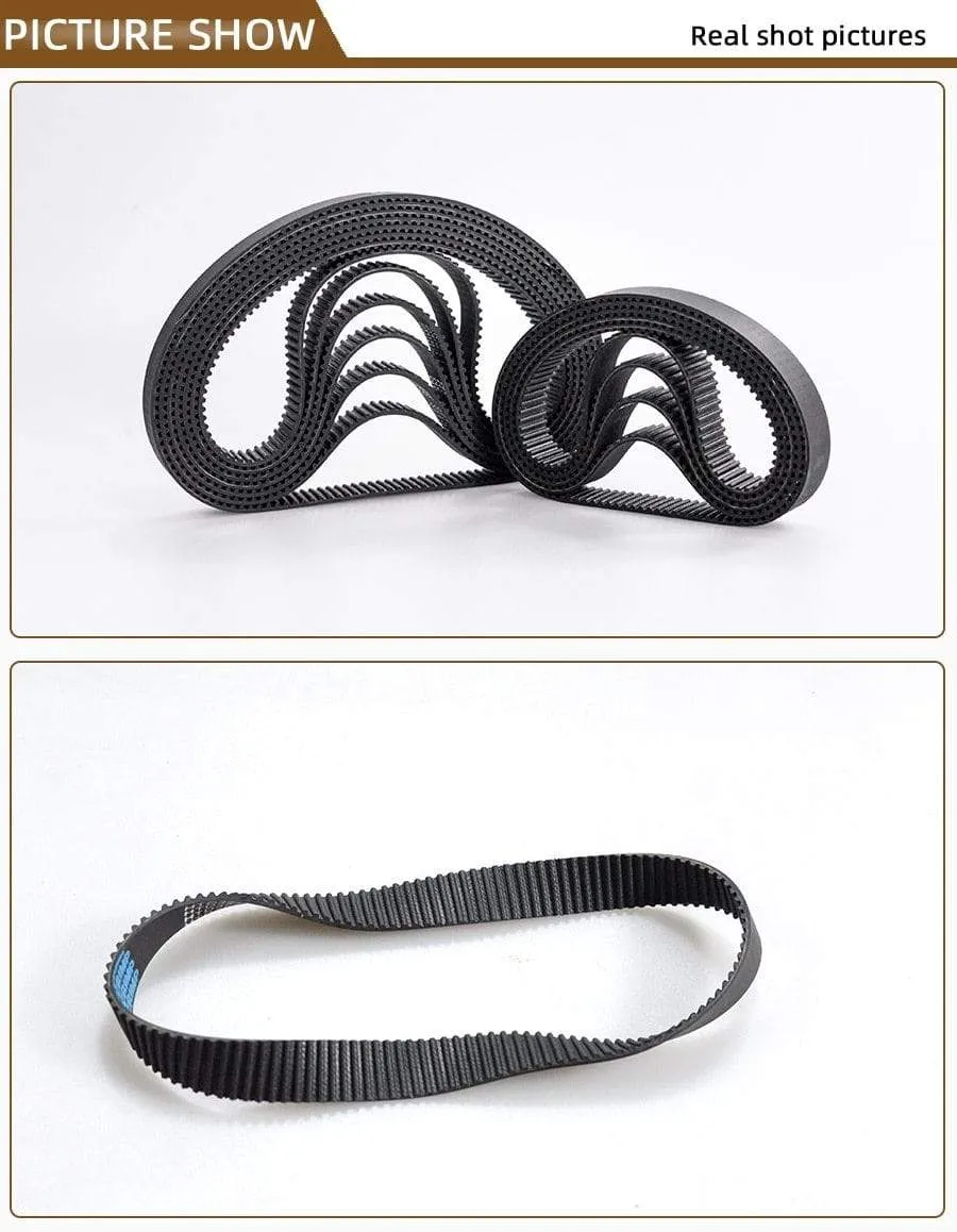 Arc HTD 3M Timing belt C=366 369 375 378 381 384 390 393 396 399 width 6/9/10/12/15/20mm Rubbe Closed Loop Synchronous pitch 3mm
