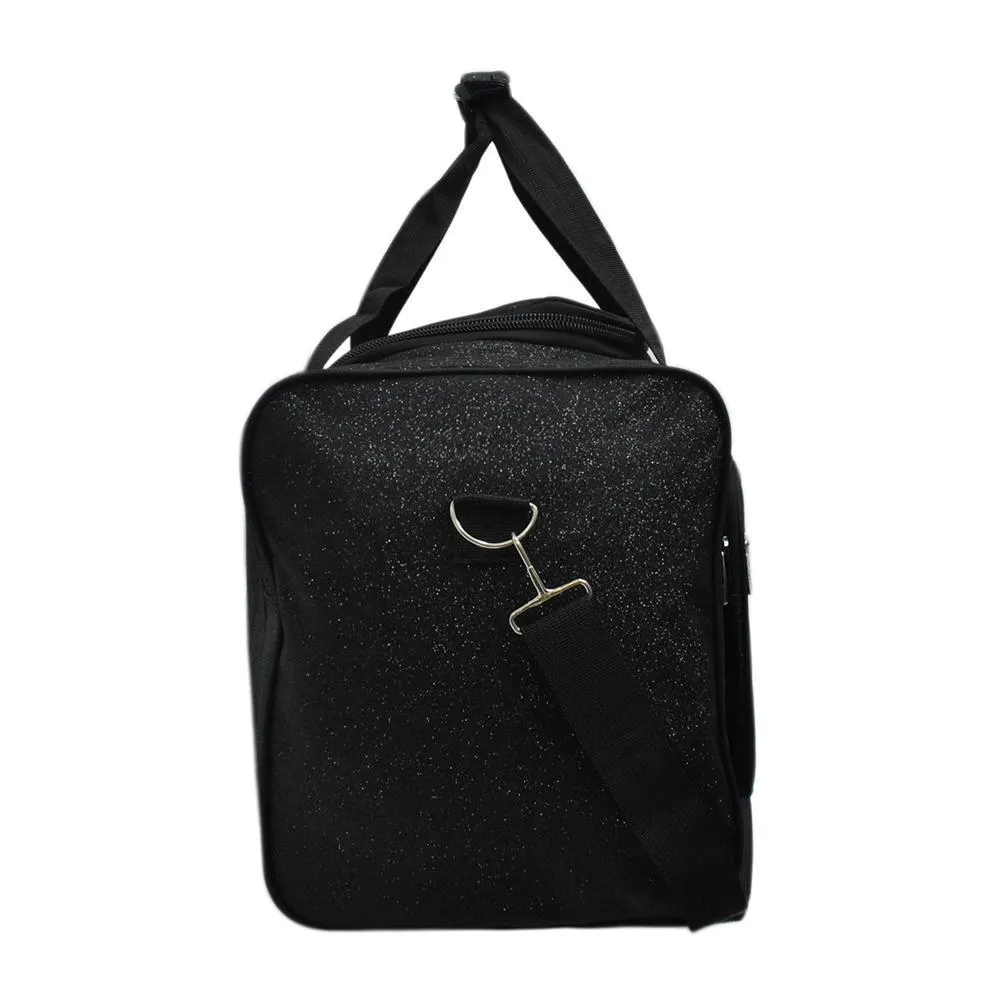 Black Glitter NGIL Canvas 20 Duffle Bag