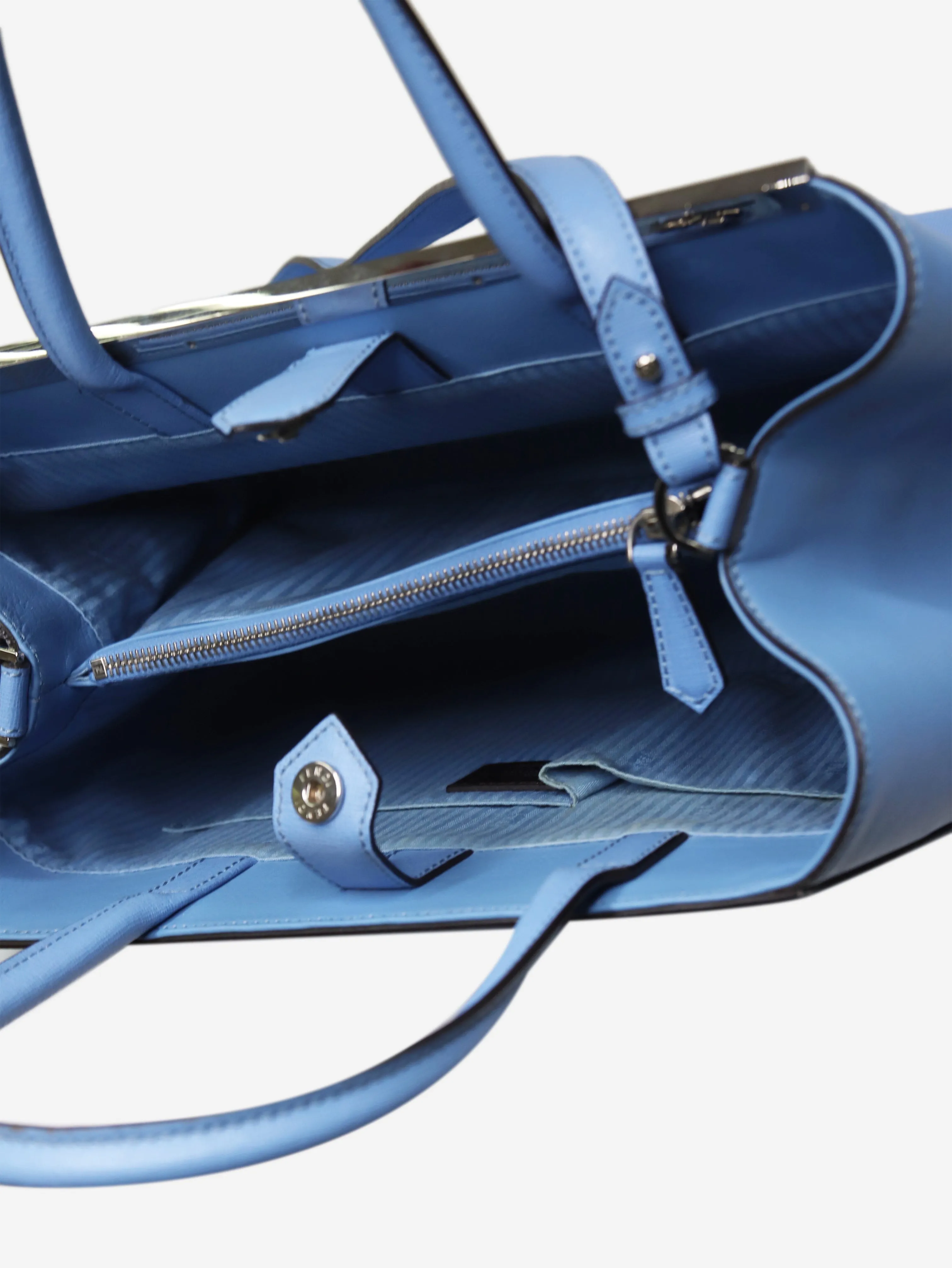 Blue 2Jours top handle bag