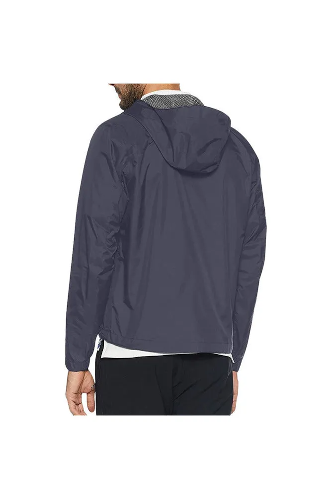 Evening Blue All Over Print Windbreaker for Men (Model H23)