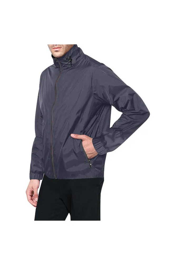 Evening Blue All Over Print Windbreaker for Men (Model H23)