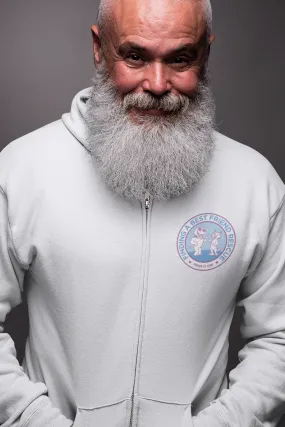 Finding A Best Friend Rescue Zip Up Hoodie