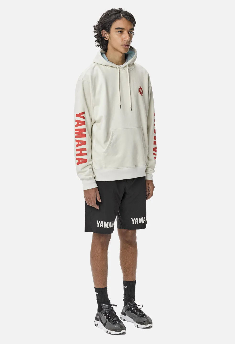 John Elliott X Yamaha Hoodie / Cream X Blue