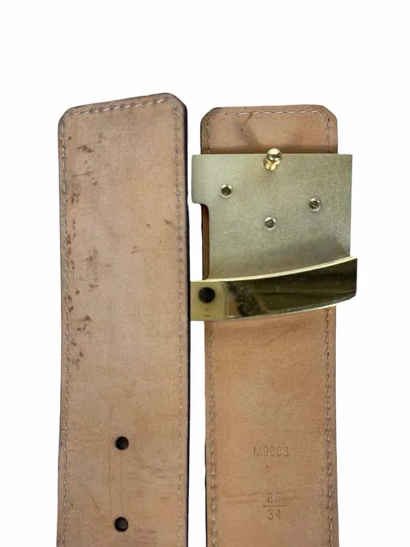Louis Vuitton Size 34 Belt