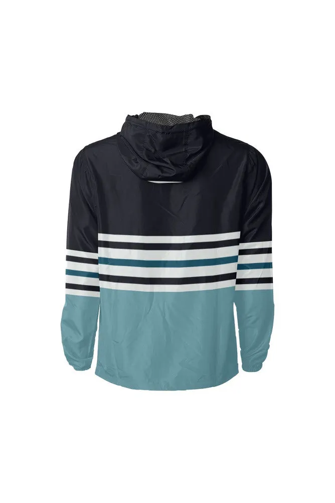 Modern Stripes All Over Print Windbreaker for Men