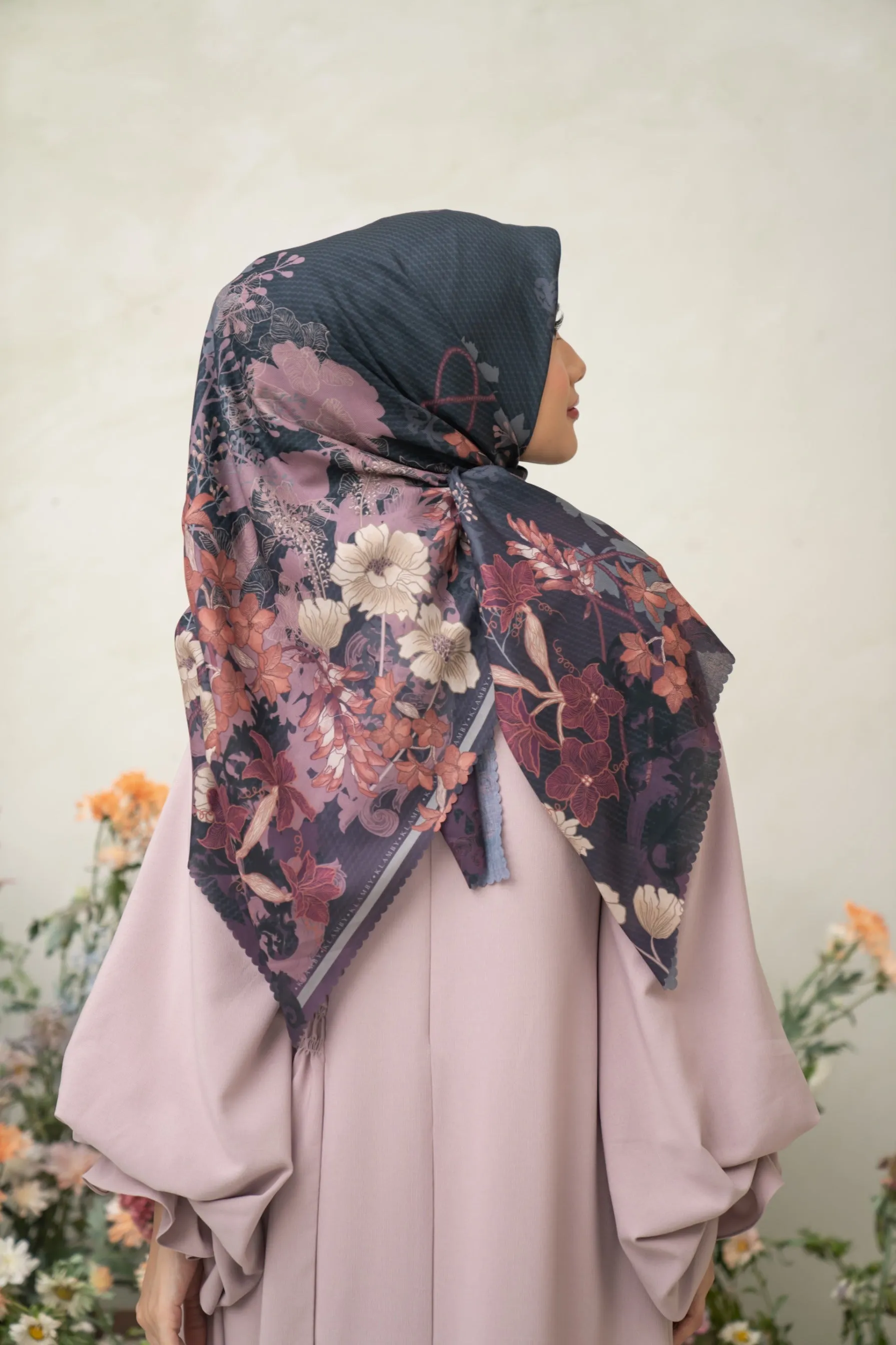 Pina Scarf Charcoal