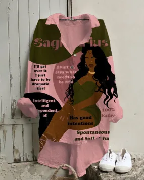 Sagittarius Girly Season Irregular Leisure Tunic